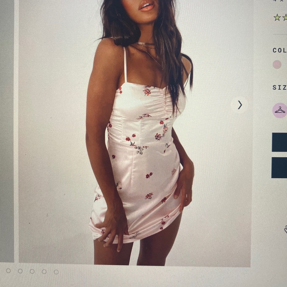 Princess Polly Pink Floral Mini Dress